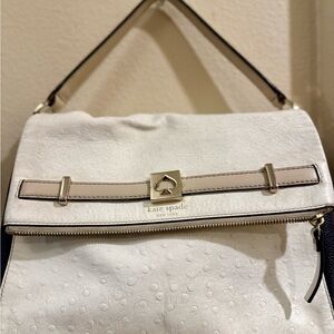 Kate Spade Cream and Black Shoulder Bag